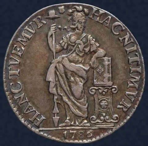1 gulden 1786 VOC Utrecht