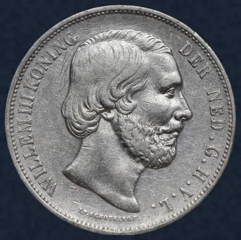 2½ Gulden 1872 Willem III